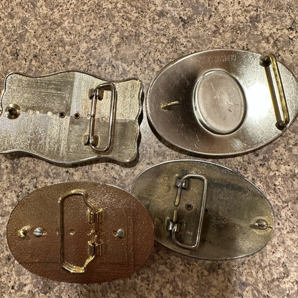 Vintage Western Belt Buckles Set